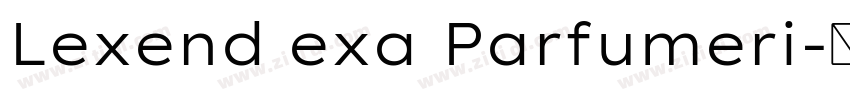 Lexend exa Parfumeri字体转换
